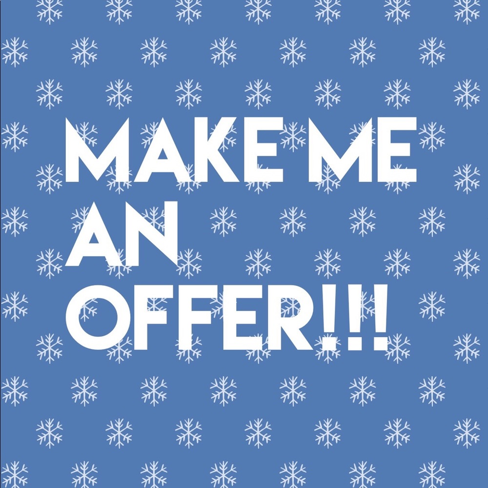 Don’t like the price? Make me an offer!!